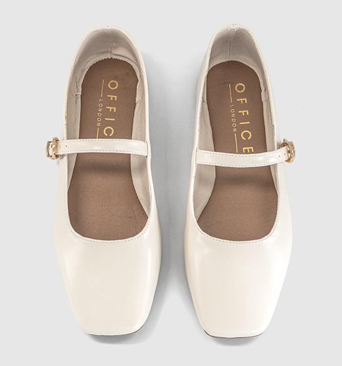 Flourish Square Toe Mary Jane Ballerina Pumps