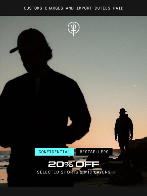 20% off some of May's most chosen kit