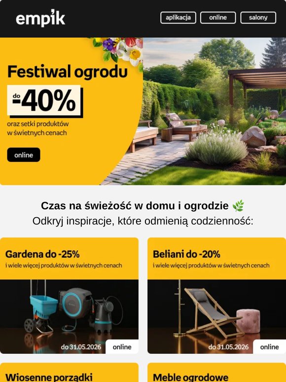 Czas na odświeżenie domu i ogrodu ✨