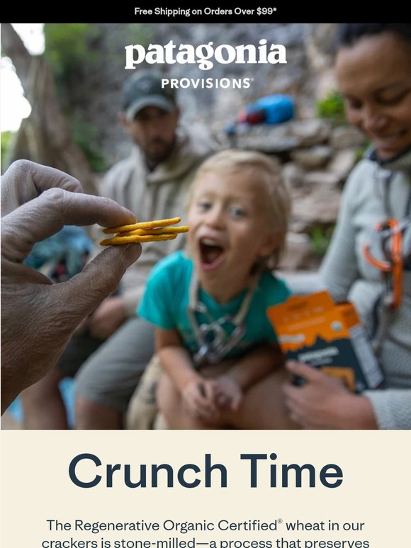 Crackers with fiber + protein