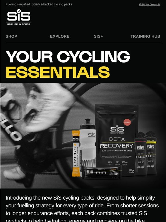 Introducing NEW cycling packs for every ride