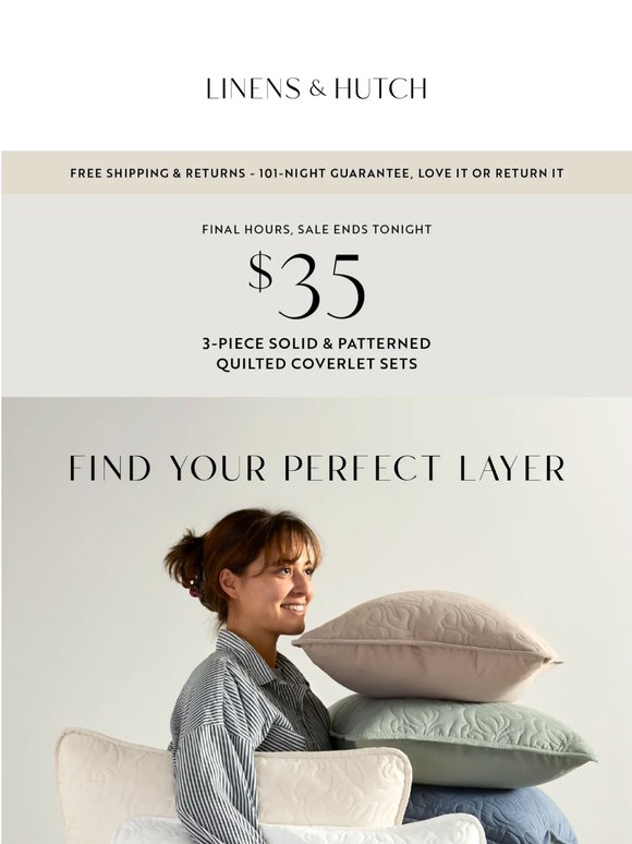 ⏳ Ending Tonight: $35 Quilts While Supplies Last
