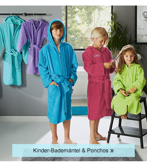 Kinder-Bademäntel & Ponchos! 