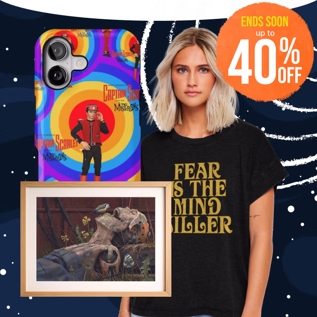 Up to 40% off everything.