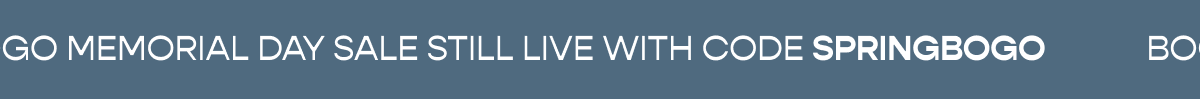 SPRING SALE STILL LIVE WITH CODE SPRINGBOGO