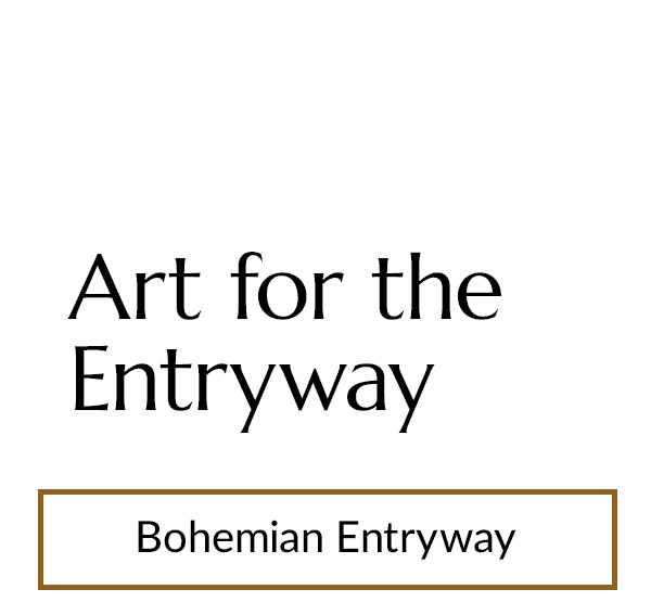 Shop Bohemian Entryway Art