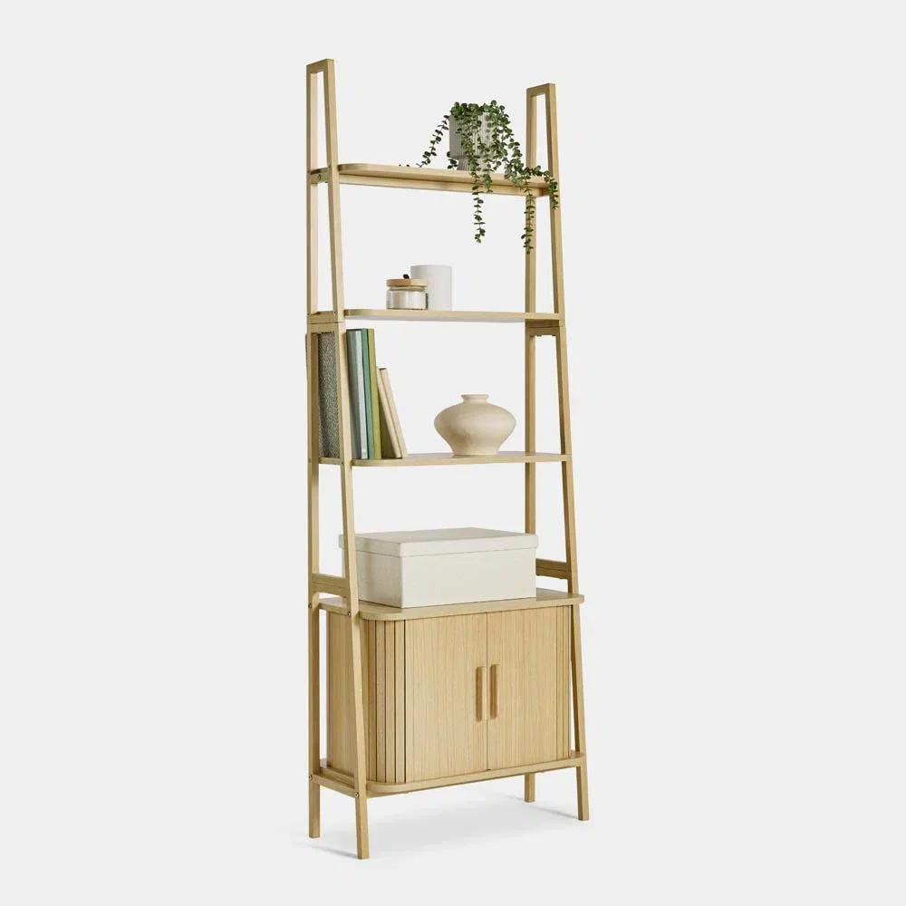 Image of Landos Bookcase with Sliding Doors