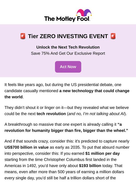 Ready to Learn About the Next Tech Revolution?