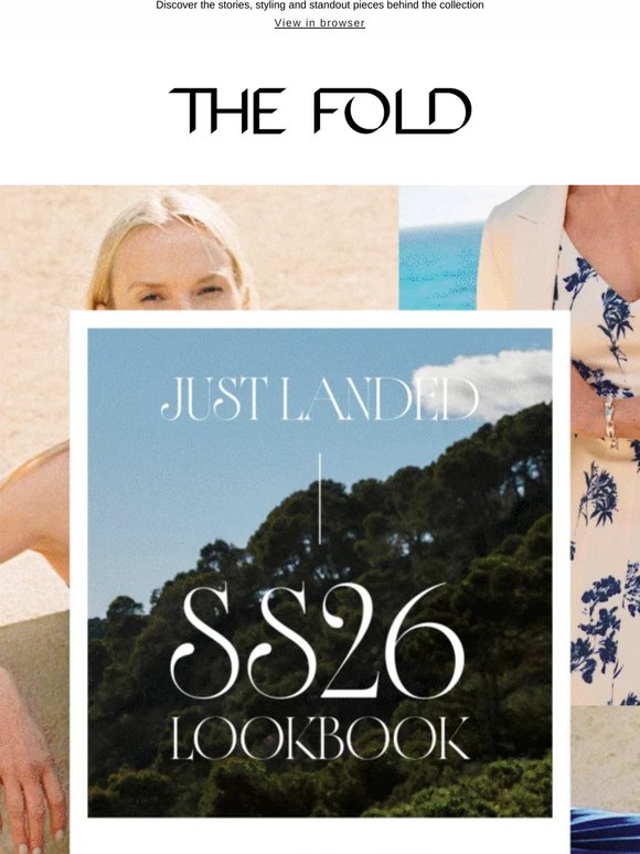 The SS26 Lookbook has landed