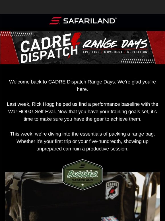 CADRE Dispatch Range Days: #3