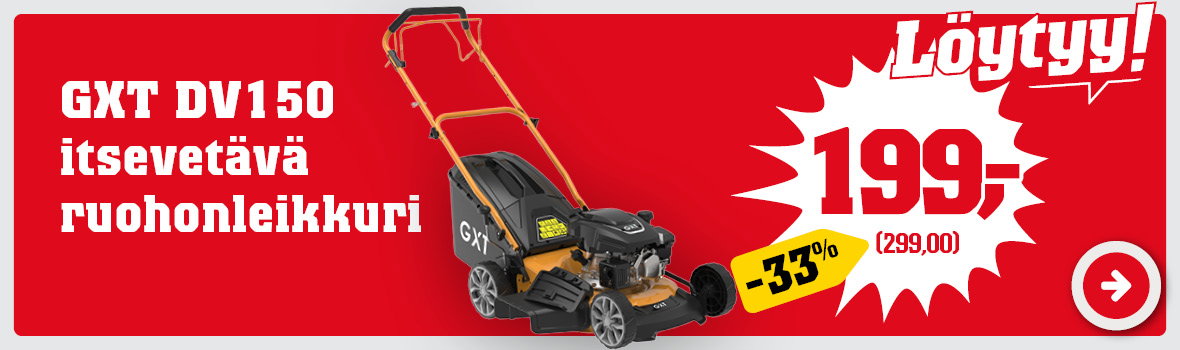 GXT DV150 itsevetävä ruohonleikkuri
