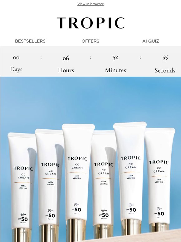 FREE CC Cream: ends midnight ⏳