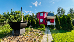 Аренда дома с баней, чаном или бассейном на базе отдыха Blue Ocean Place