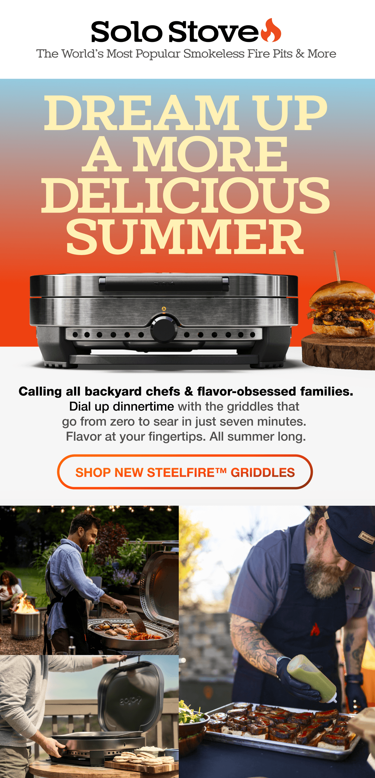 All-New Solo Steelfire™ Stainless Griddles