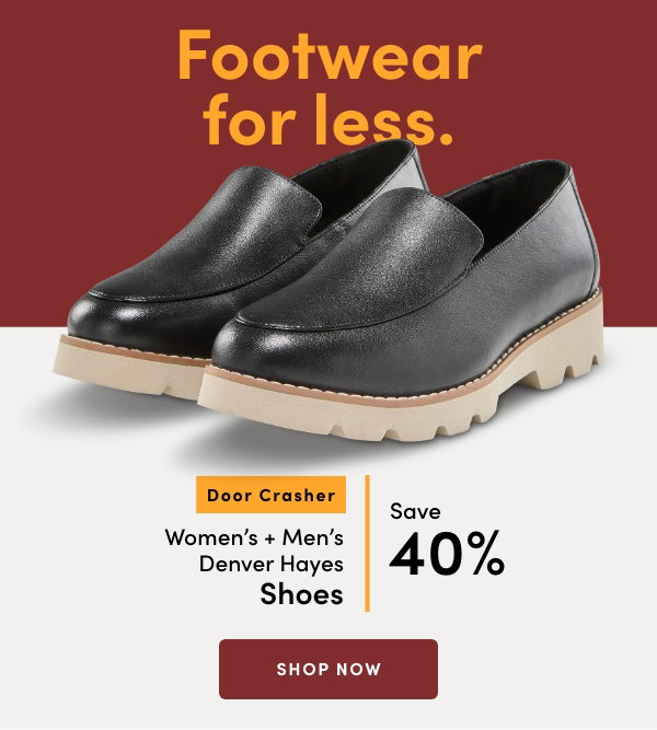 Door Crasher Women's + Men's Denver Hayes Shoes Save 40%