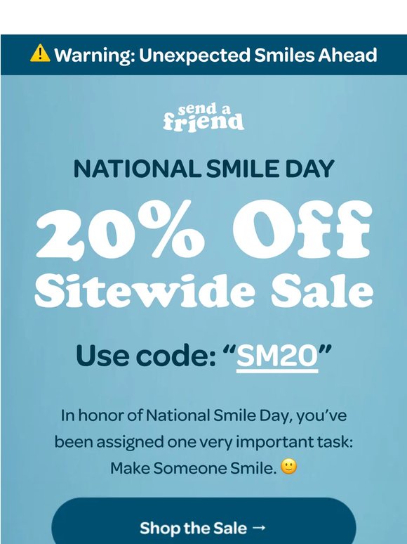 Today Only: 20% OFF 😊