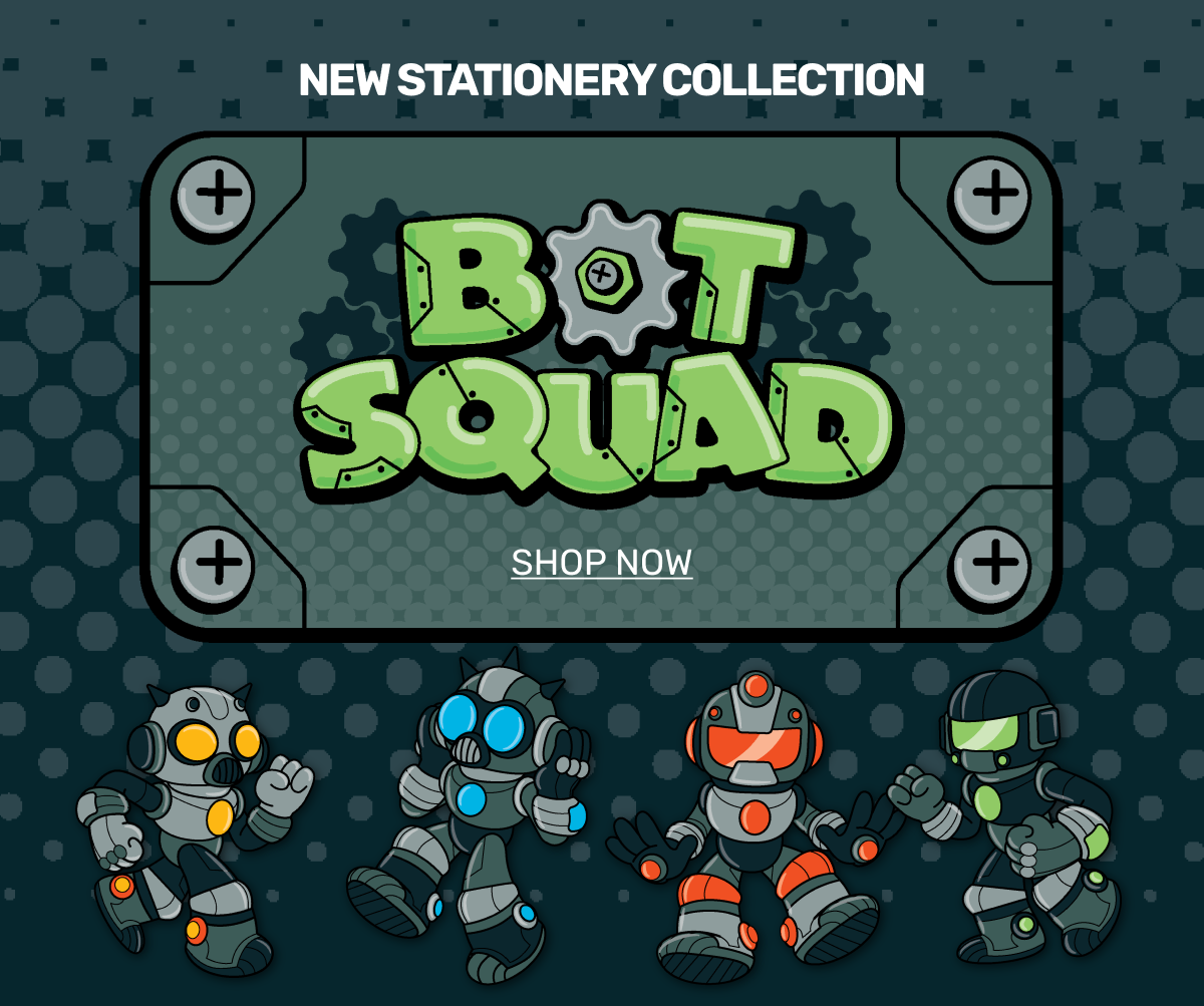 New Stationery Collection - Bot Squad