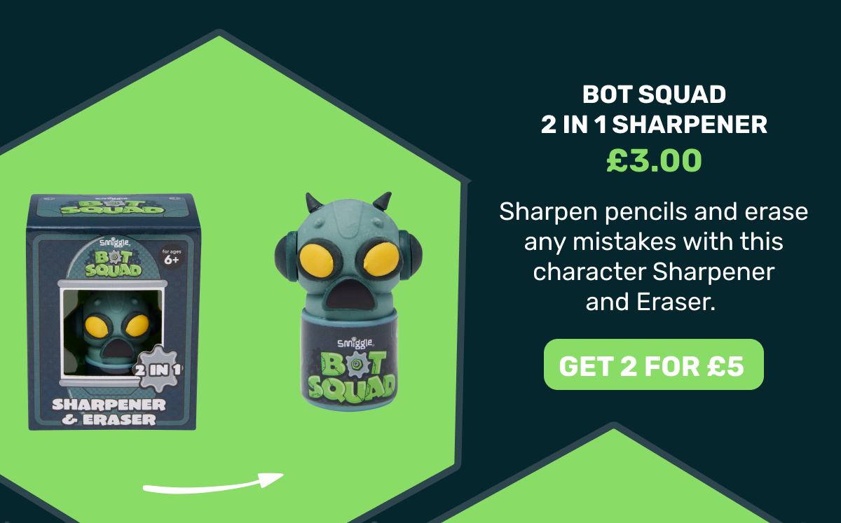 Bot Squad 2 In 1 Sharpener