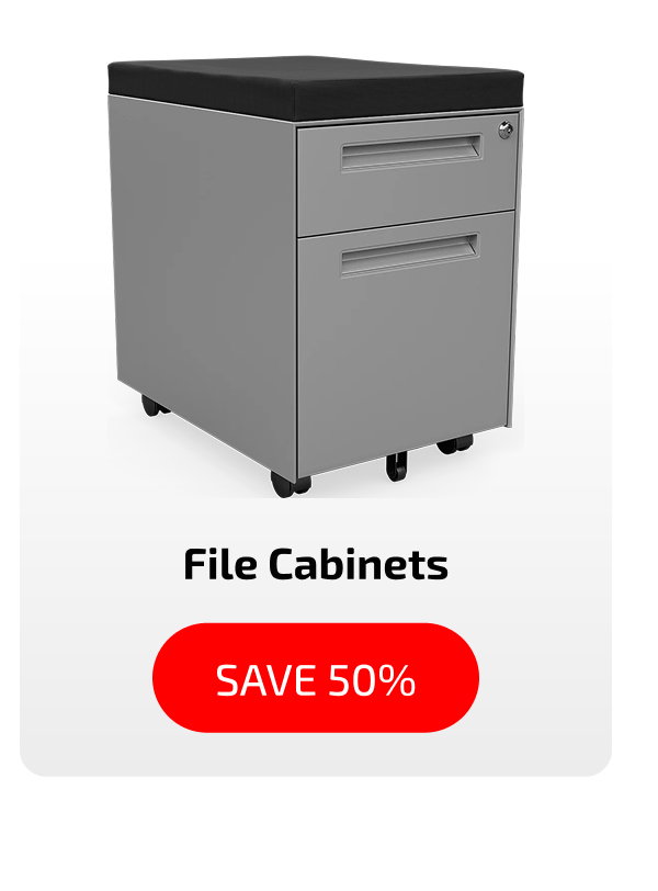 File Cabinets Save 50%