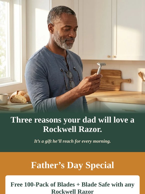 Skip the tie. Gift him a razor.