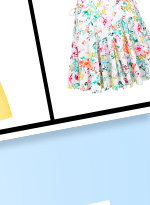 Spring Dream Lace-Up Side Skirt