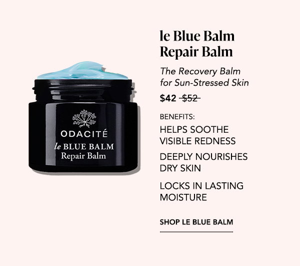 Product: Odacité le Blue Balm Repair Balm, open jar
