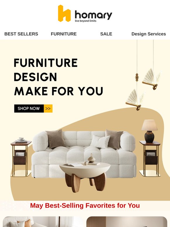 💯Hot May Furniture Picks — Fast Shipping + Up to 12% Off This Weekend!