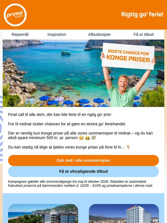 Final call på konge priser 👑 💸