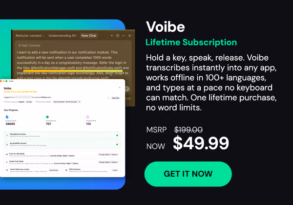 Voibe Lifetime Subscription