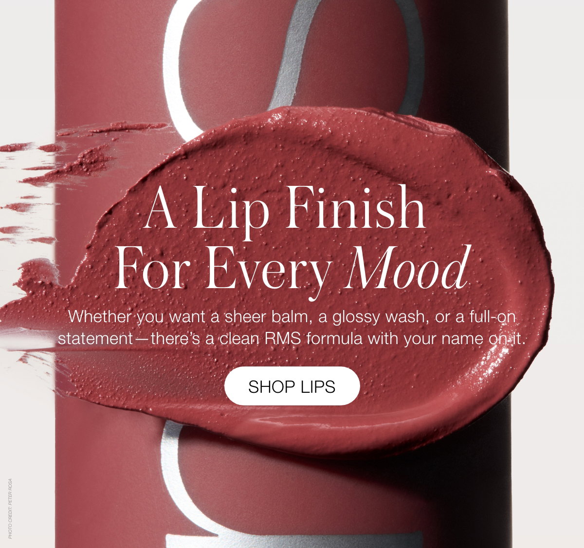 A Lip Finish For Every Mood: Whether you want a sheer balm, a glossy wash, or a full-on statement—there’s a clean RMS formula with your name on it.