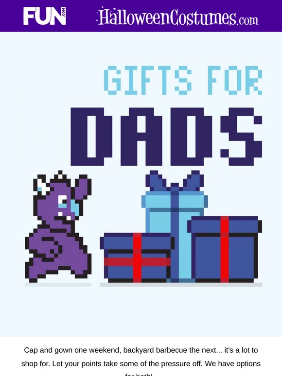 Dads, grads, and the perfect gifts to match.