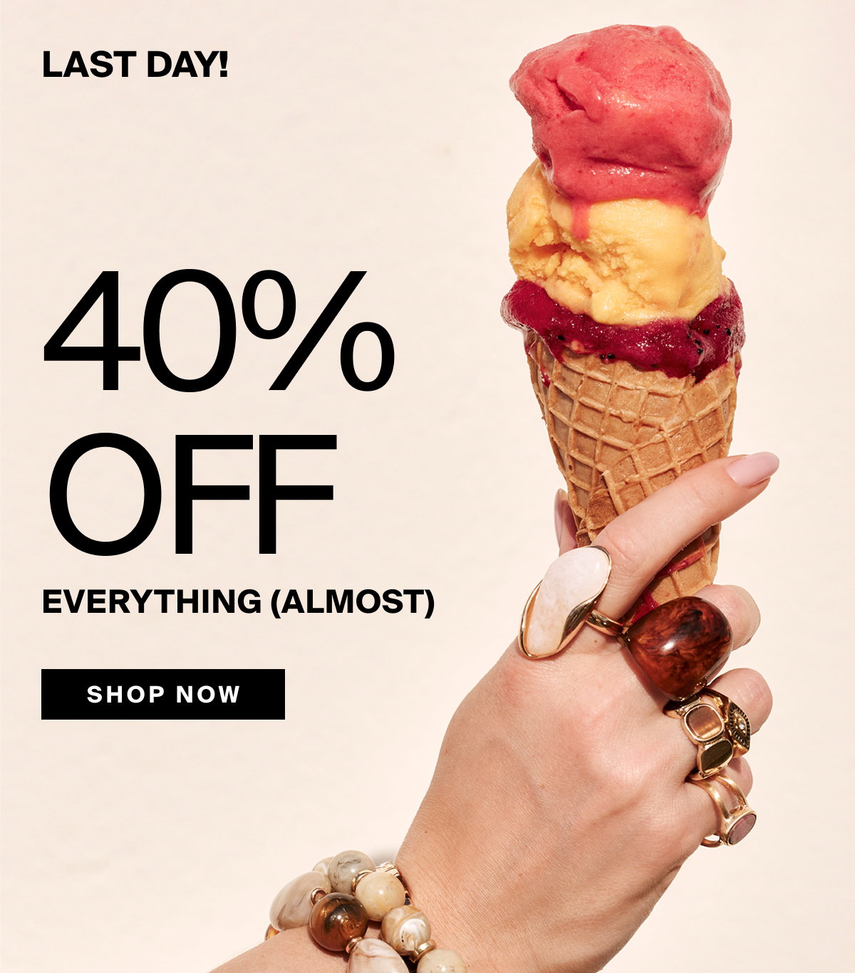 Sun's out. Sale's on