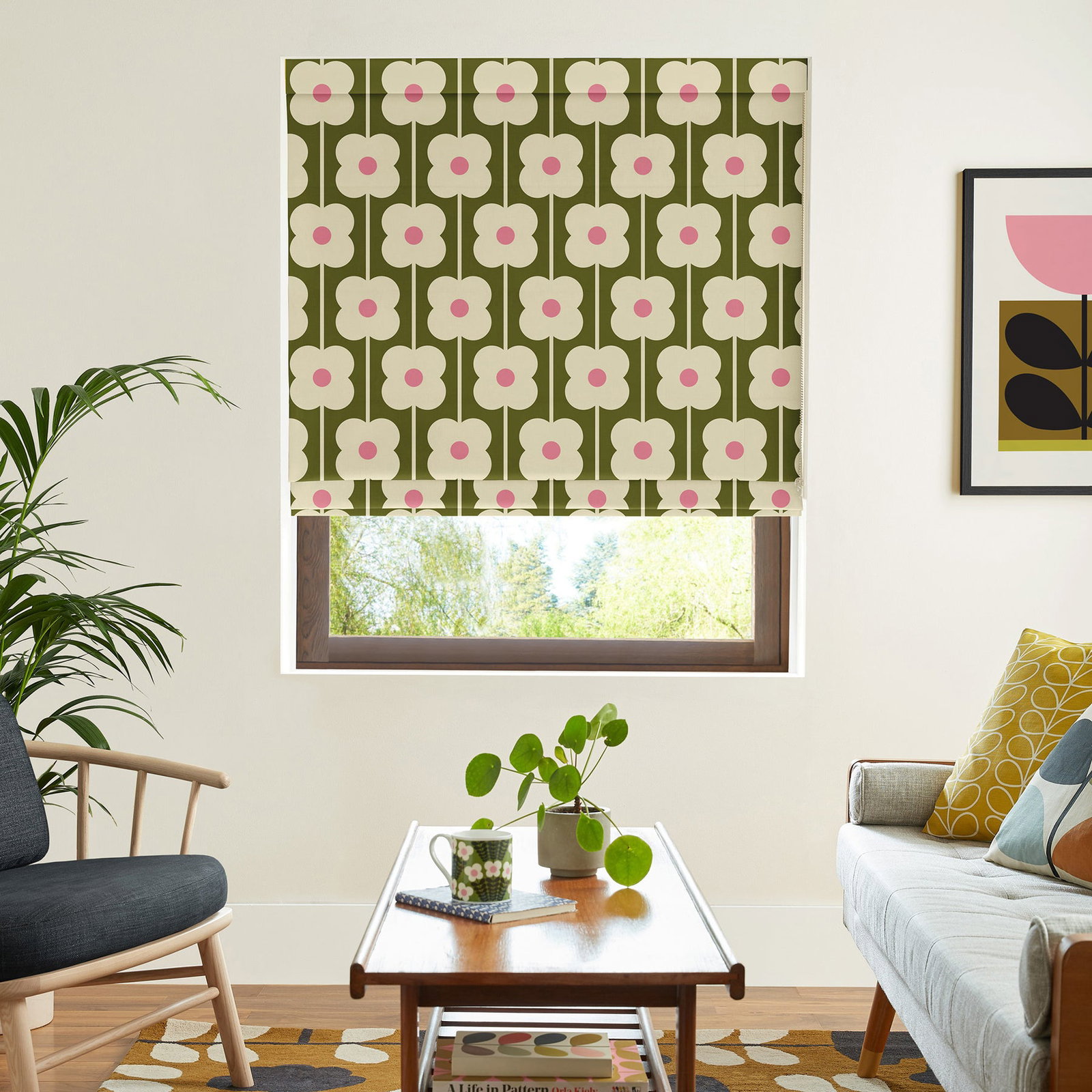 Orla Kiely Abacus Flower Blind