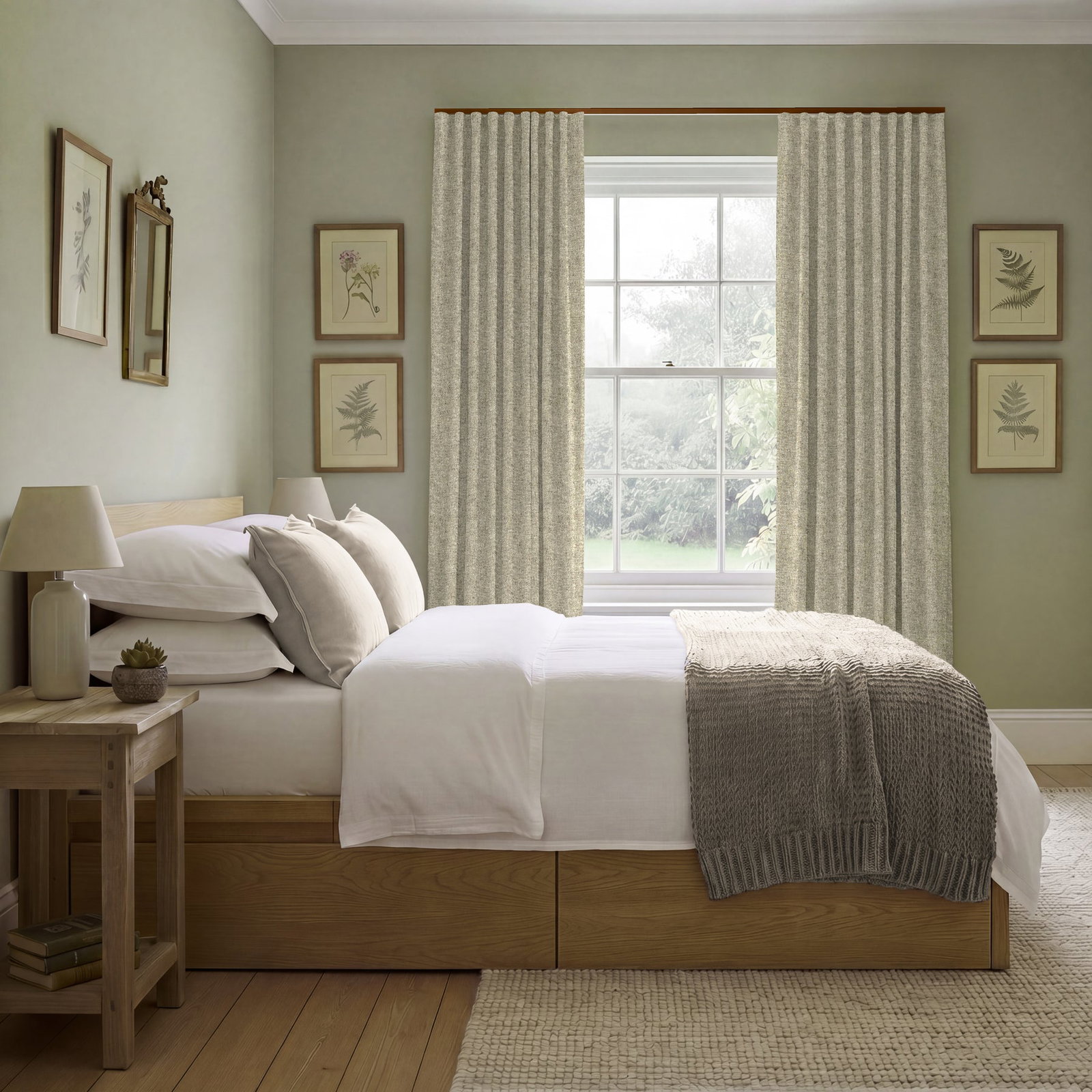 ANTE DECOR Nymans Boucle Curtains
