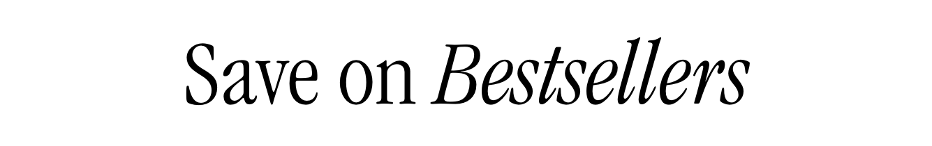 Save on Bestsellers 