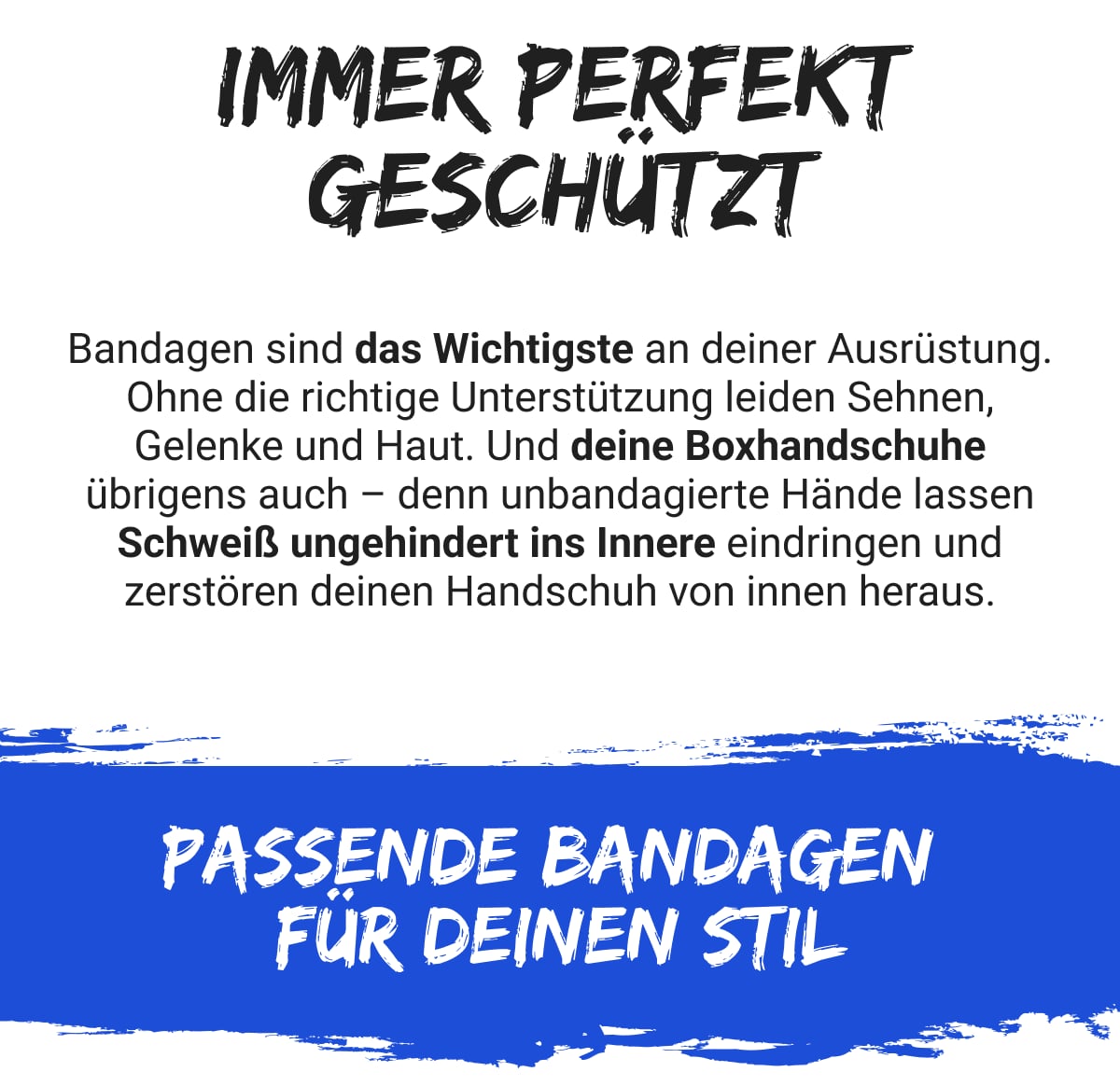 Immer perfekt geschützt | Bandagen sind das Wichtigste an deiner Ausrüstung. Ohne die richtige Unte…