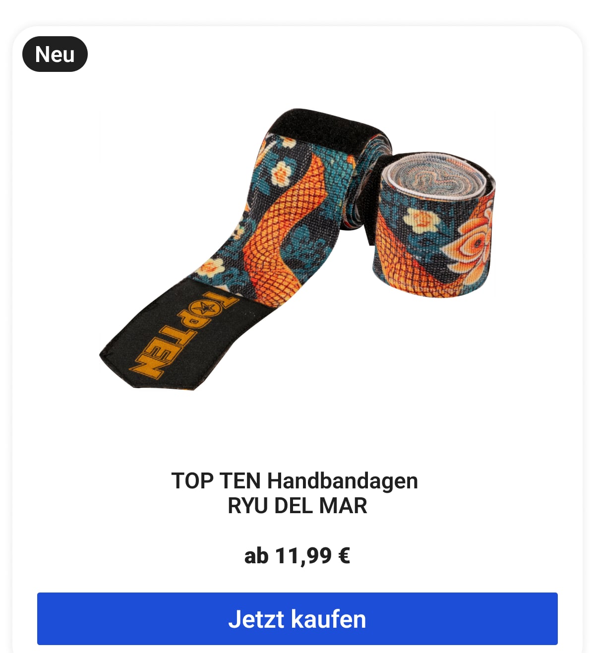 TOP TEN Handbandagen RYU DEL MAR | ab 11,99 € | Jetzt kaufen | Neu