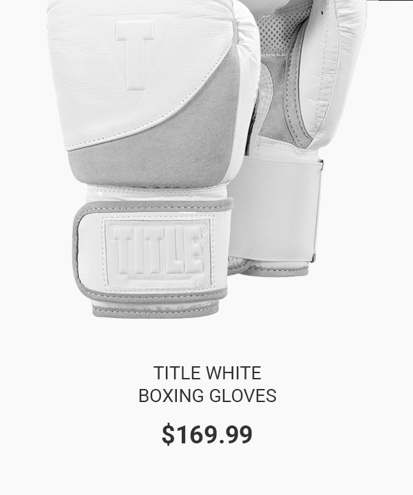 SHOP TITLE WHITE BOXING GLOVES