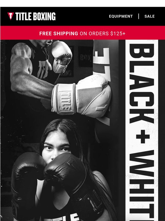 Classic Contrast: Black & White Gloves & More
