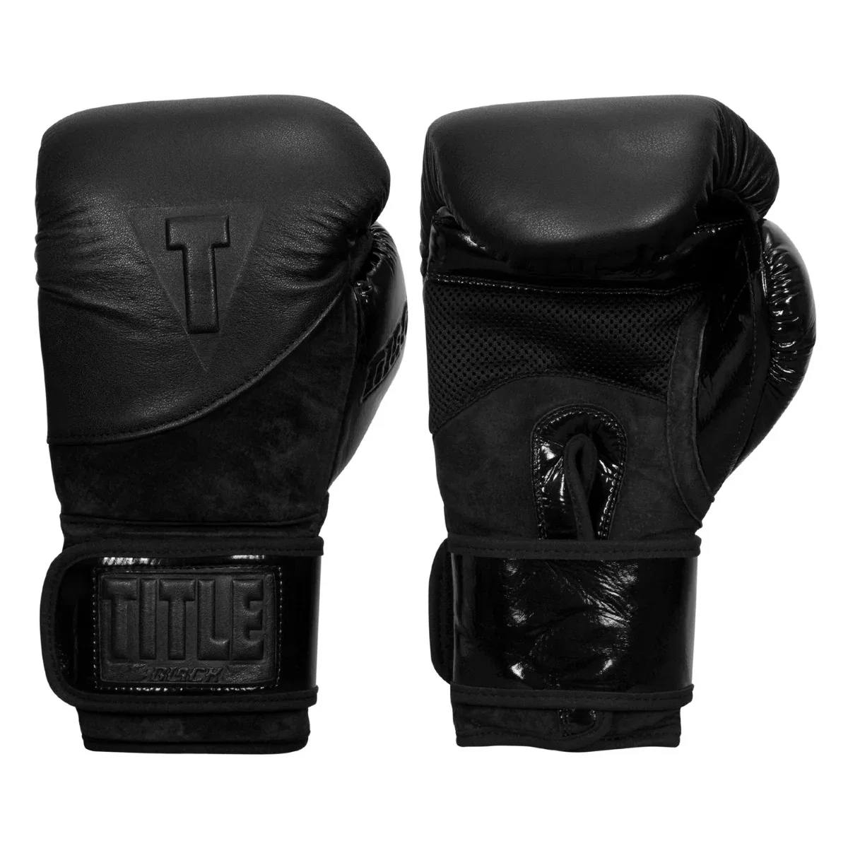 Image of TITLE BLACK BLITZ SPARRING GLOVES