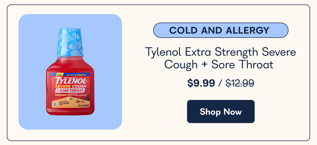 Tylenol Extra Strength Severe Cough + Sore Throat