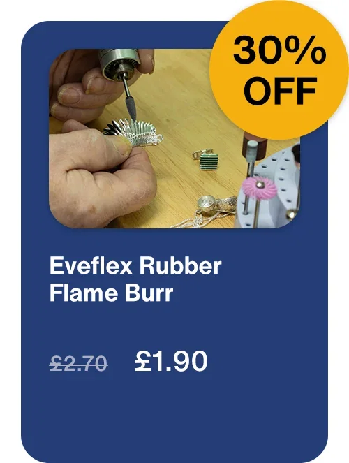 30% OFF Eveflex Rubber Flame Burr