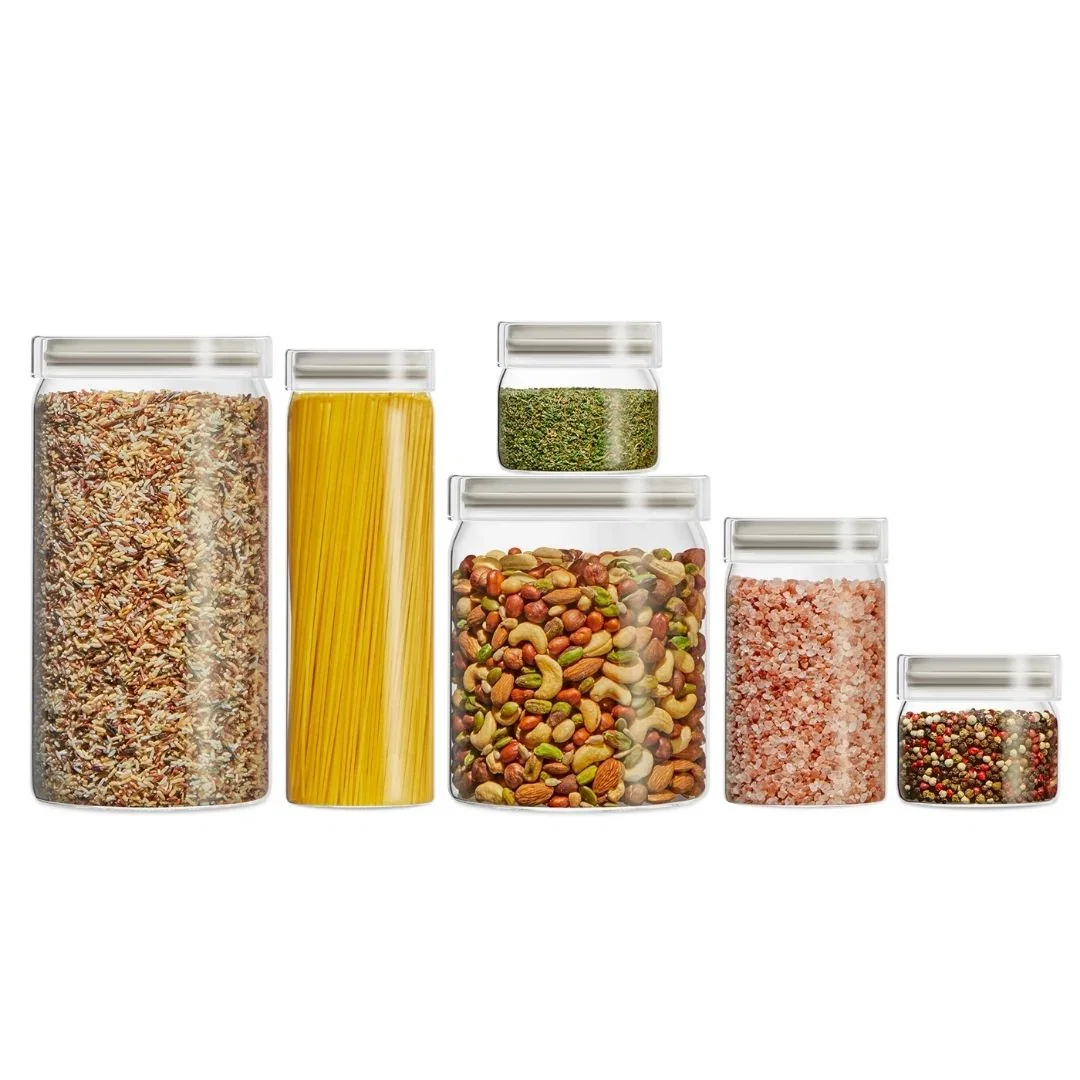Image of Pyrex® 6-Piece Glass Canister Set