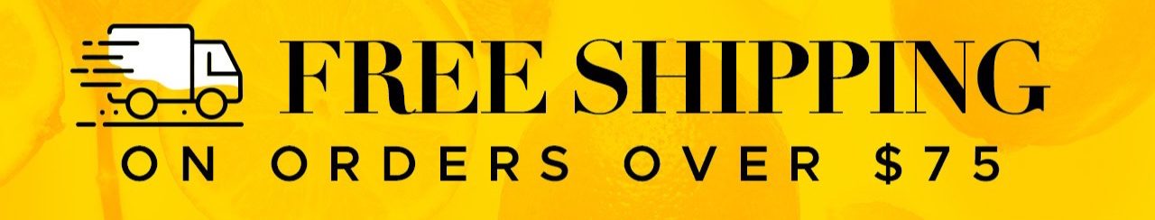 a yellow background with the words free shipping on it