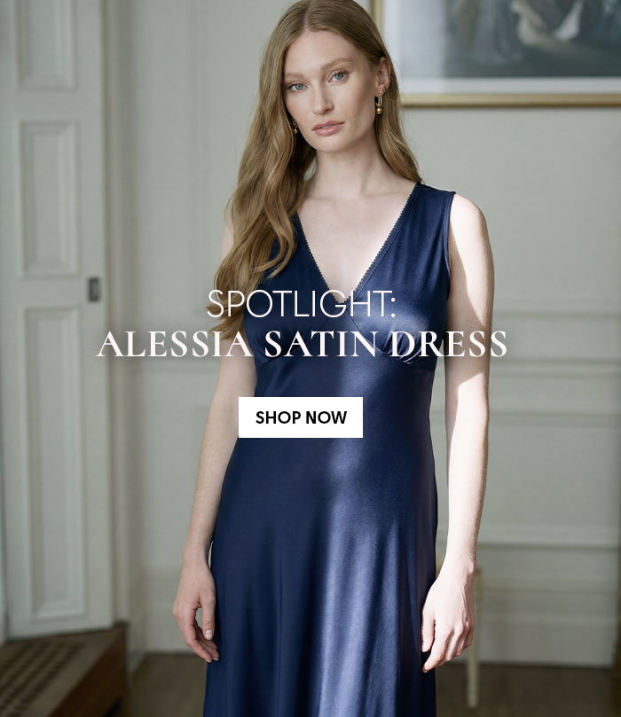 Spotlight: Alessia Satin Dress