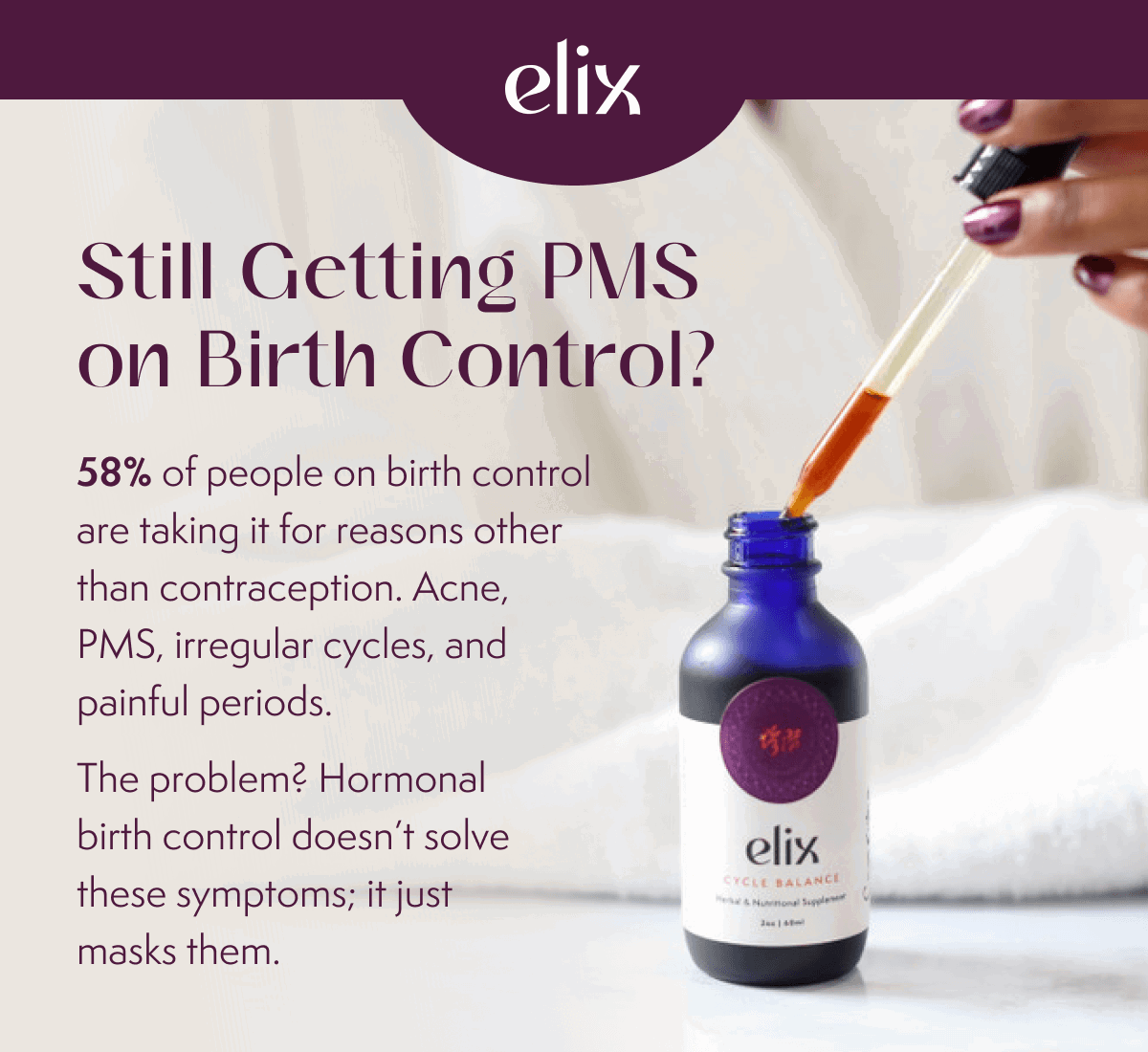 Still Getting PMS on Birth Control?