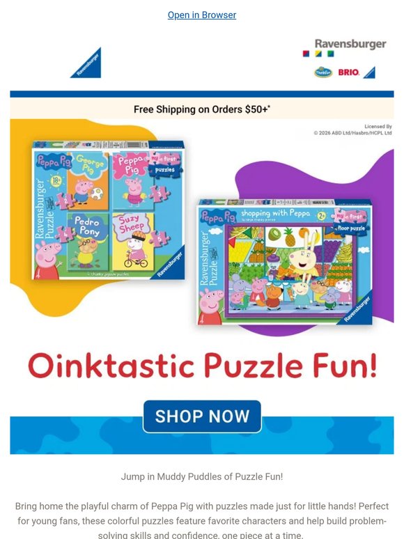 🧩 A Peppa-Filled Puzzle Adventure!