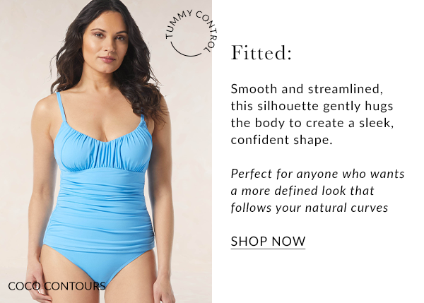 Shop fitted tankini tops