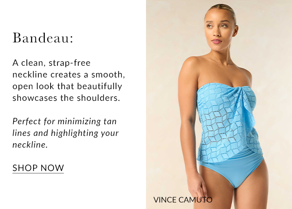 Shop Bandeau Tankini Tops