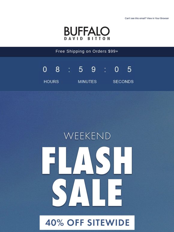 Last Chance: 40% Off Sitewide
